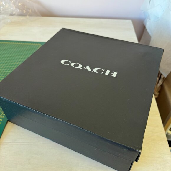 Coach Citysole Monogram Signature Work Boot – Grained Leather Side Zip - Picture 3 of 6